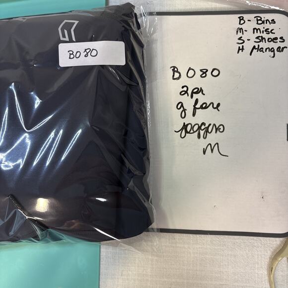 G Gradual Joggers Lot 2 Men's Navy Gray Athletic Performance Pants Zip Pockets M - Picture 12 of 12